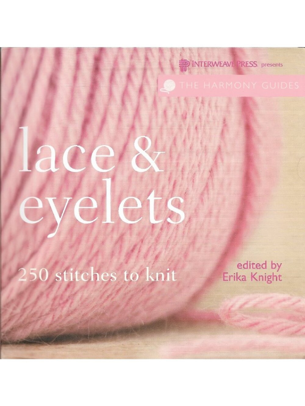 Lace and Eyelets by Erika Knight Paperback 2007 Knitting Patterns Crafts